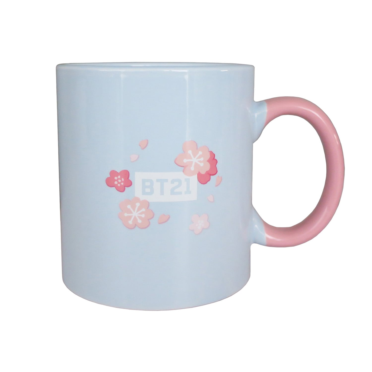 MUG TAZA CERAMICA BTS BT21 KAWAI CELESTE 580 ML - 2