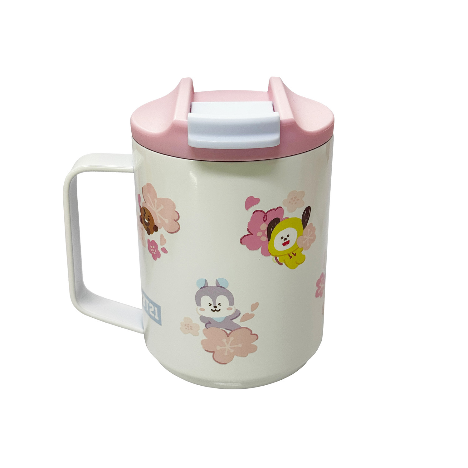MUG TAZA TERMICO BTS BT21 KAWAI 425 ML - 1