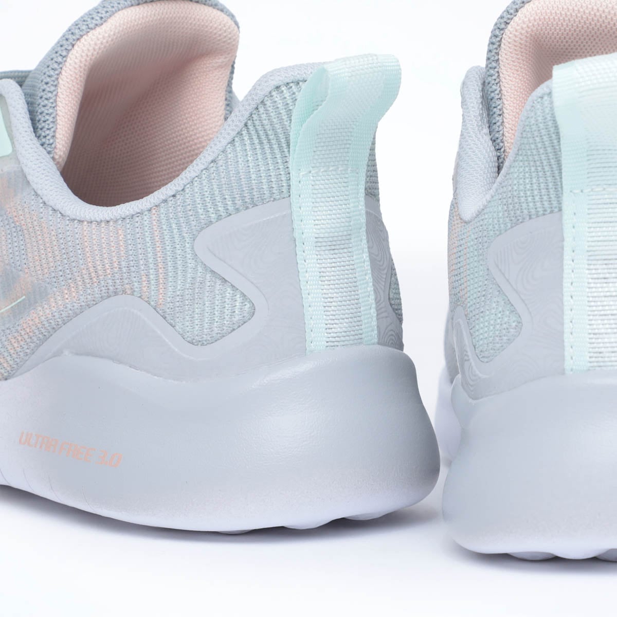 ZAPATILLAS MUJER ULTRALON RUNNING GRIS ULTRA LIGHT FREE 3.0 - 5