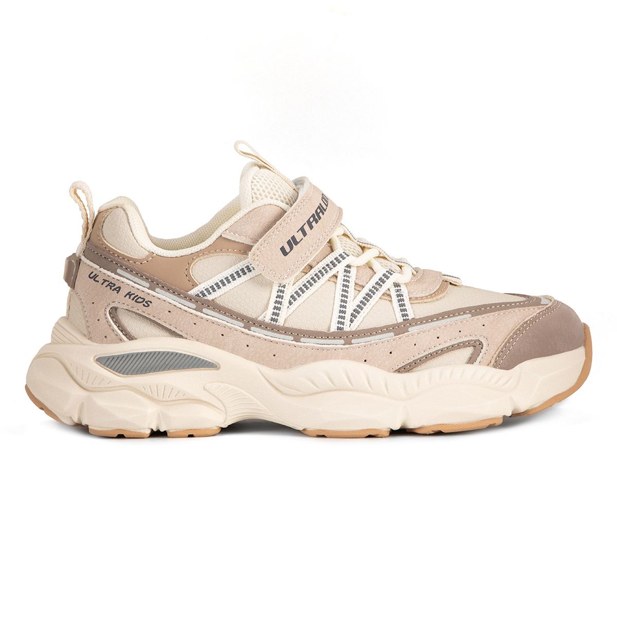 ZAPATILLAS NIÑO ULTRALON URBANAS BEIGE ULTRA HOOPS - 1
