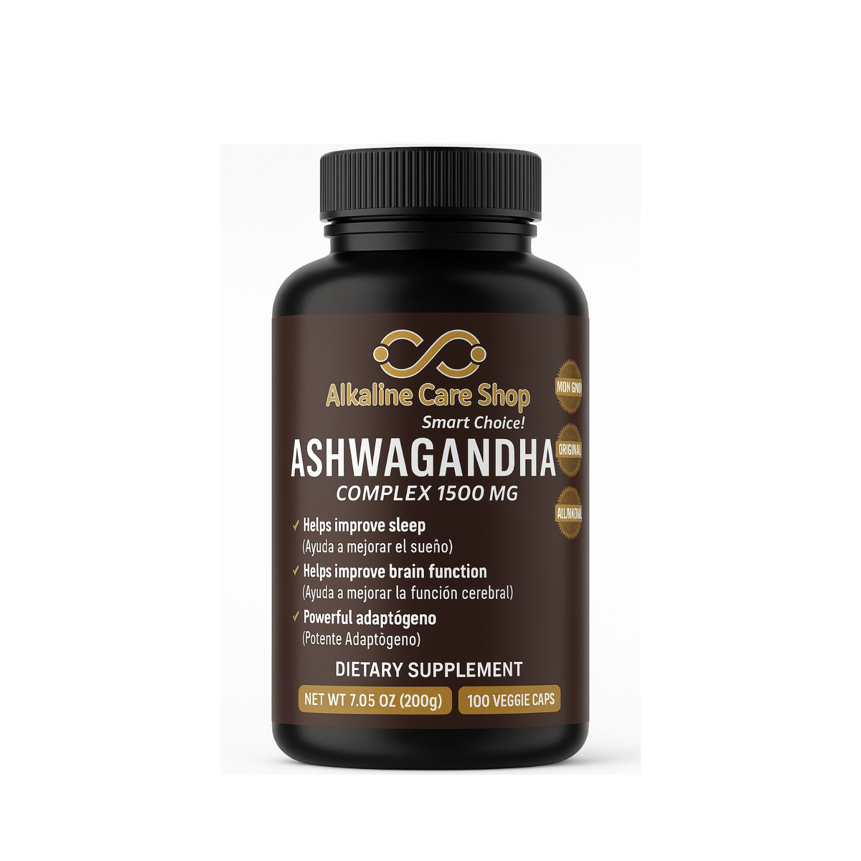 ASHWAGANDHA (1500MG) 100 CÁPSULAS - 1