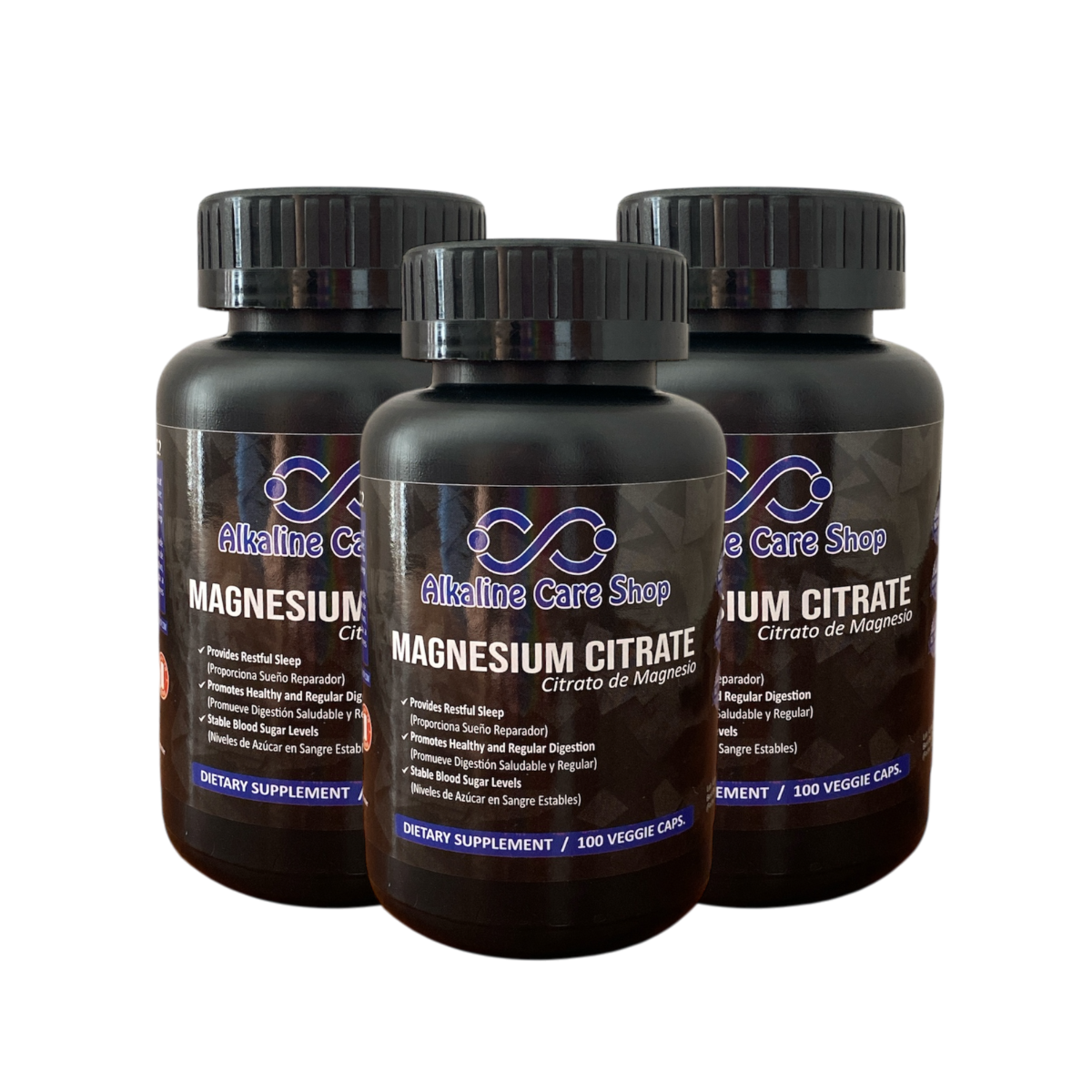 CITRATO DE MAGNESIO 300 CÁPSULAS ALKALINE CARE - 1