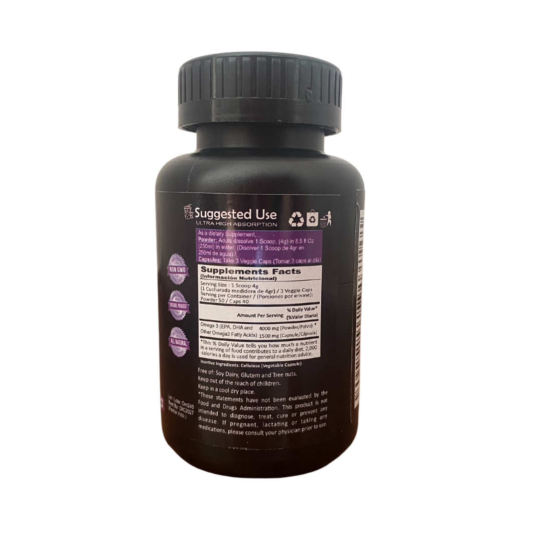 OMEGA 3 ALKALINE CARE 200 CÁPSULAS - 3