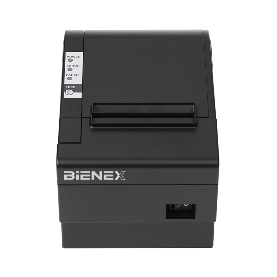 IMPRESORA TICKETERA TERMICA 80MM USB ETHERNET LAN WIFI BIENEX y 5 Rollos Papel termico - 5