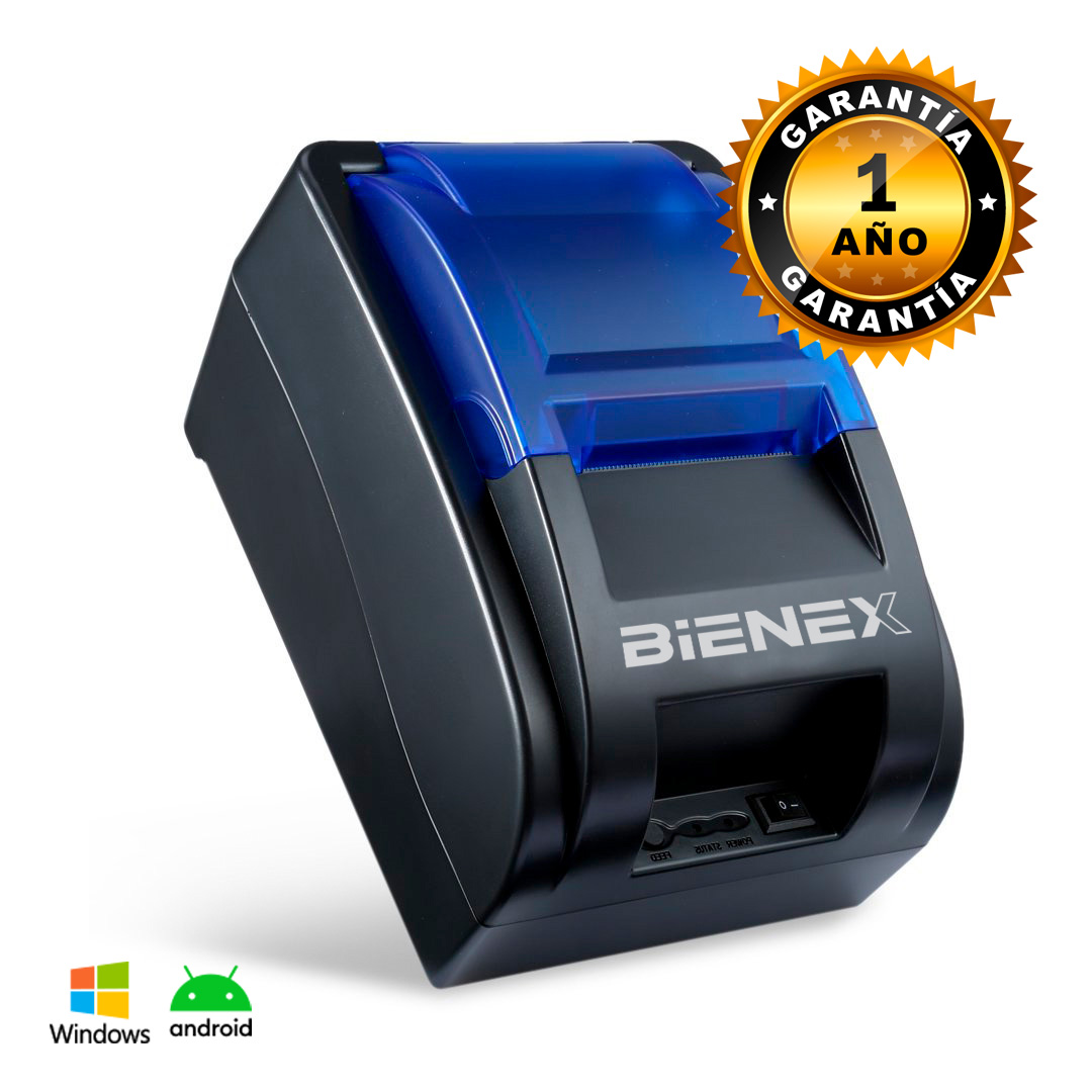 IMPRESORA TICKETERA TERMICA 57MM USB BLUETOOTH BIENEX - 2