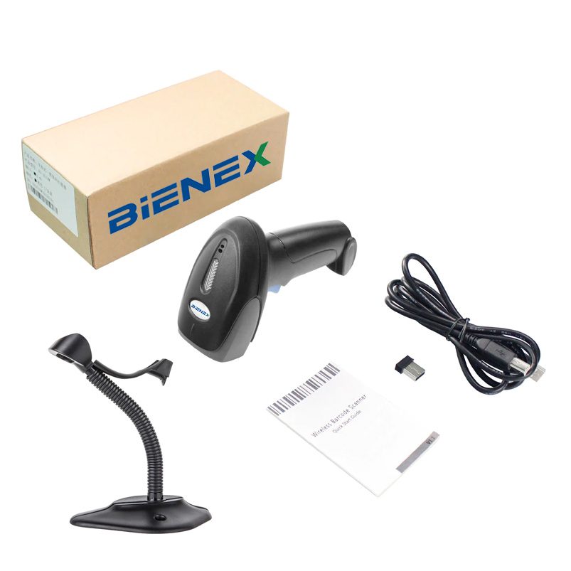 LECTOR ESCANER CODIGO DE BARRAS INALAMBRICO 1D 2D QR BIENEX Y PARANTE - 6