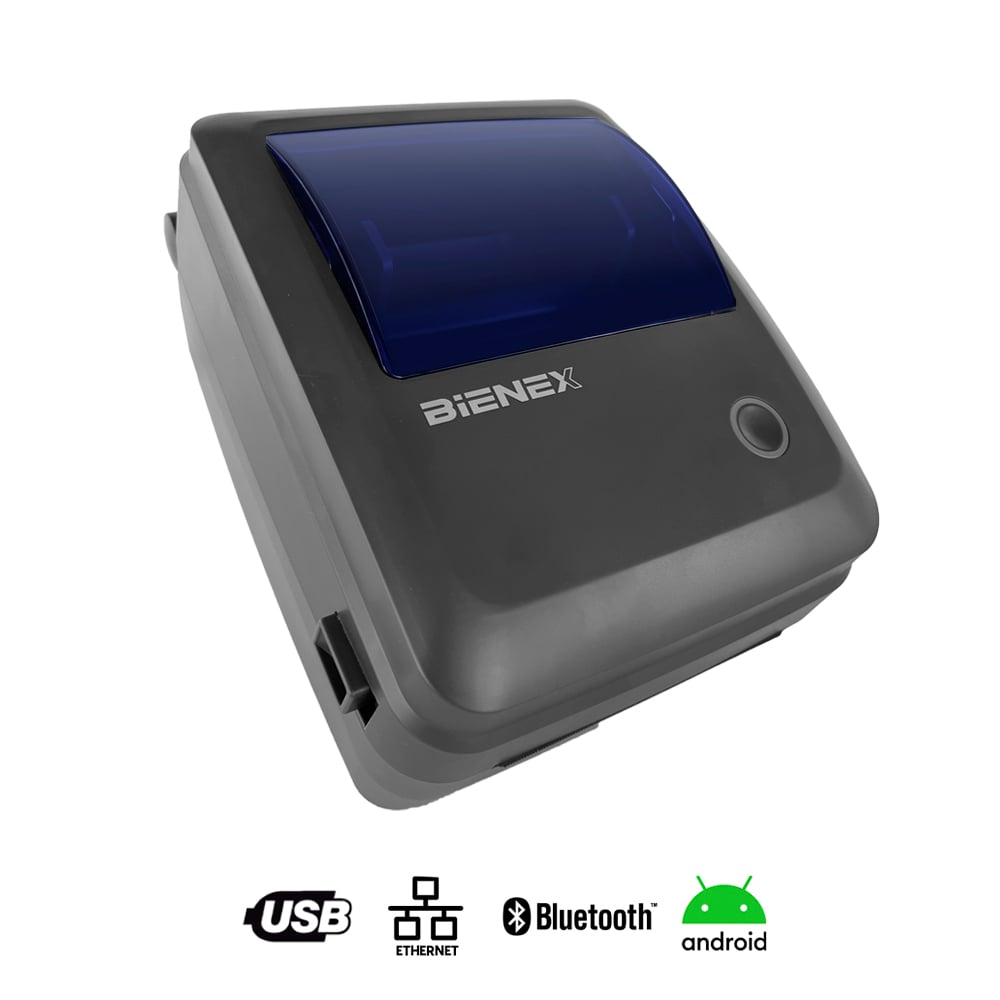 IMPRESORA TERMICA DUAL ETIQUETAS Y TICKETS 110MM BLUETOOTH ETHERNET USB BIENEX - 2