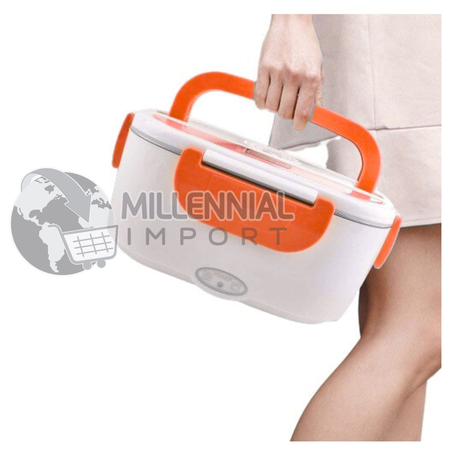 LONCHERA ELECTRICA PORTATIL MILLENNIAL IMPORT TAPER CALENTADOR DE COMIDA - 9