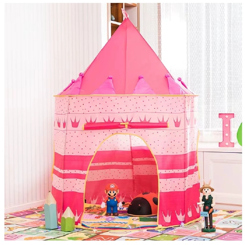 CARPA CASTILLO DE JUEGO 3 PERSONAS PLEGABLE PORTÁTIL PARA NIÑOS Y NIÑAS - 2