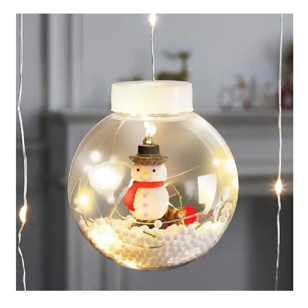 CORTINA LUCES MILLENNIAL IMPORT MULTICOLOR NAVIDAD LED GUIRNALDA FIGURAS NAVIDAD VARIADO - 6