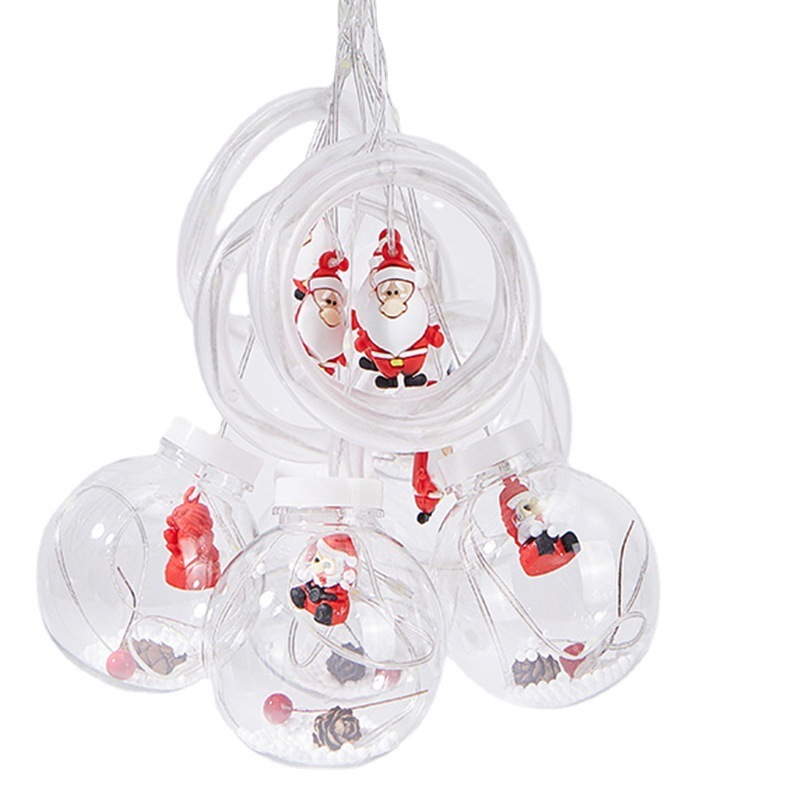 LUCES MILLENNIAL IMPORT MULTICOLOR NAVIDAD CORTINA CON FIGURAS NAVIDEÑAS 3M LUZ AMBAR - 4