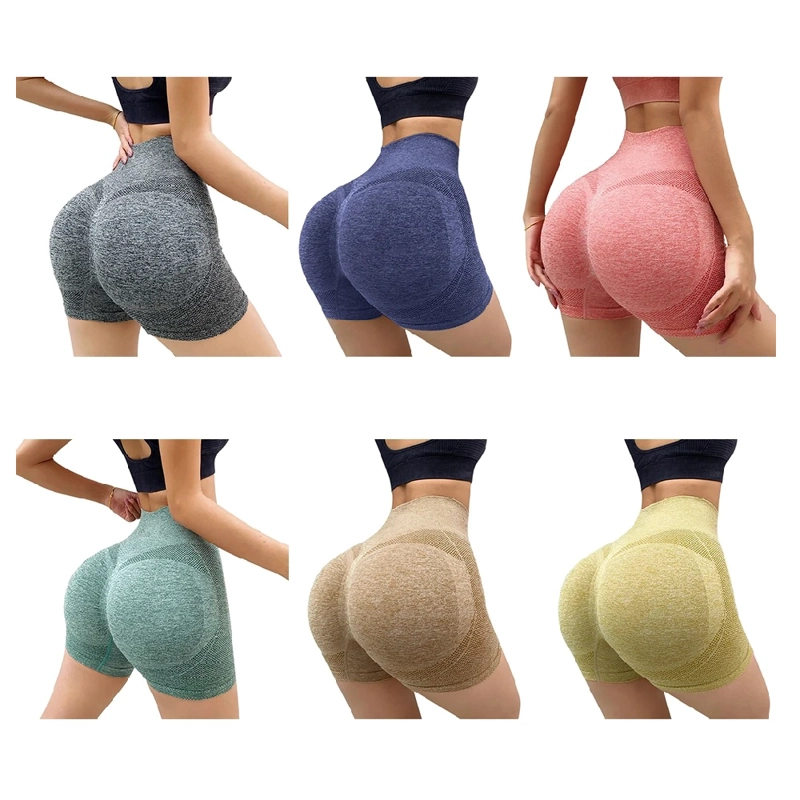 SHORT PUSH UP MUJER MULTICOLOR FITNESS SIN COSTURAS - 1
