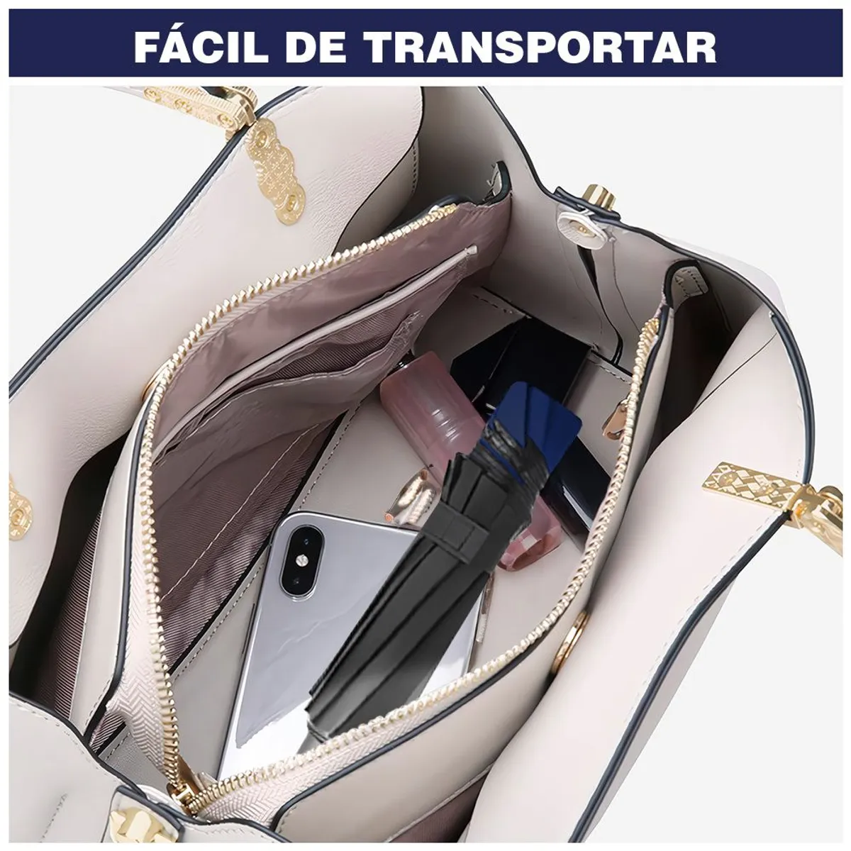 SOMBRILLA PARAGUAS DE CARTERA PLEGABLE CON PROTECCIÓN UV COLOR AZUL - 6