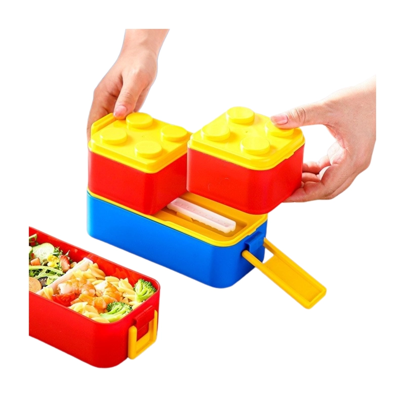 SET 3 PIEZAS TAPER LONCHERA LEGO PARA NIÑOS - 4
