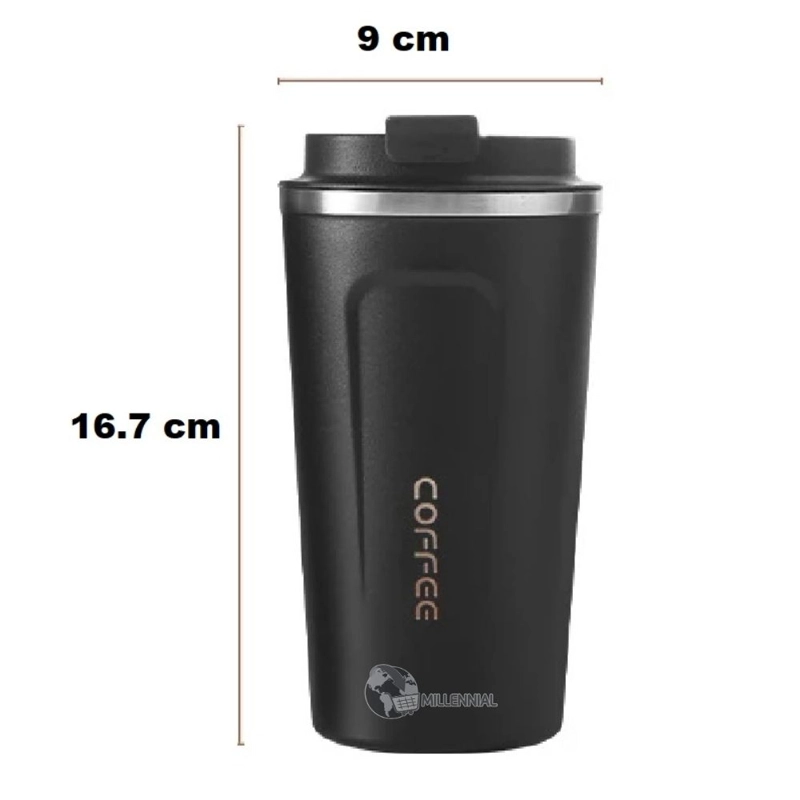 TAZA TÉRMICO DIGITAL ACERO INOXIDABLE 510ML CON CONTROL TEMP C° - 6