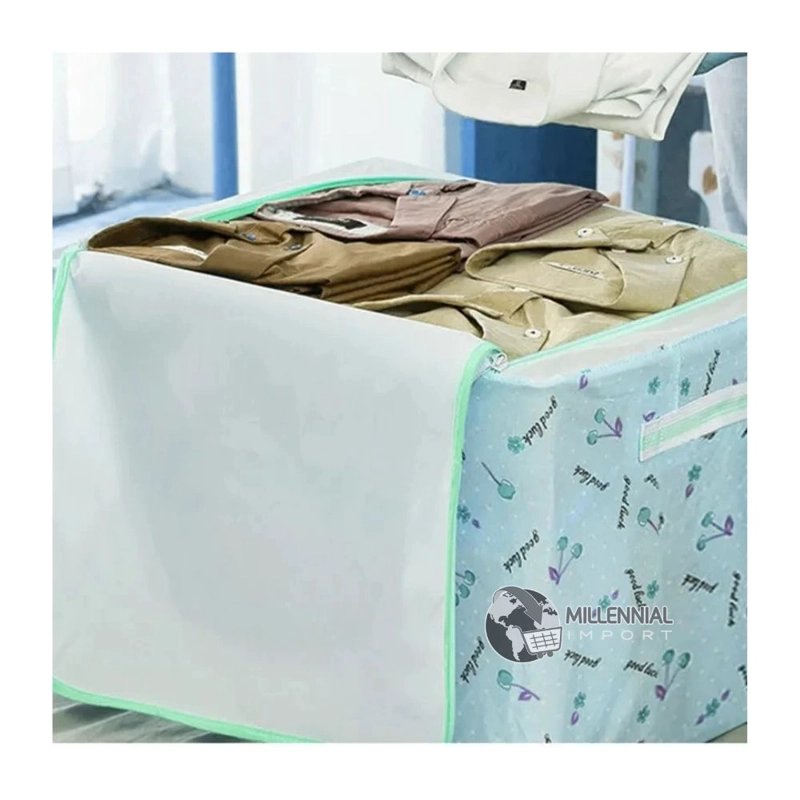 ORGANIZADOR CAJA PLEGABLE ALMACENAMIENTO ROPA GRANDE MULTICOLOR - 3