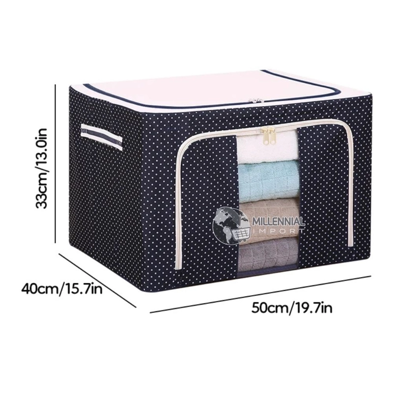 ORGANIZADOR CAJA PLEGABLE ALMACENAMIENTO ROPA GRANDE MULTICOLOR - 6