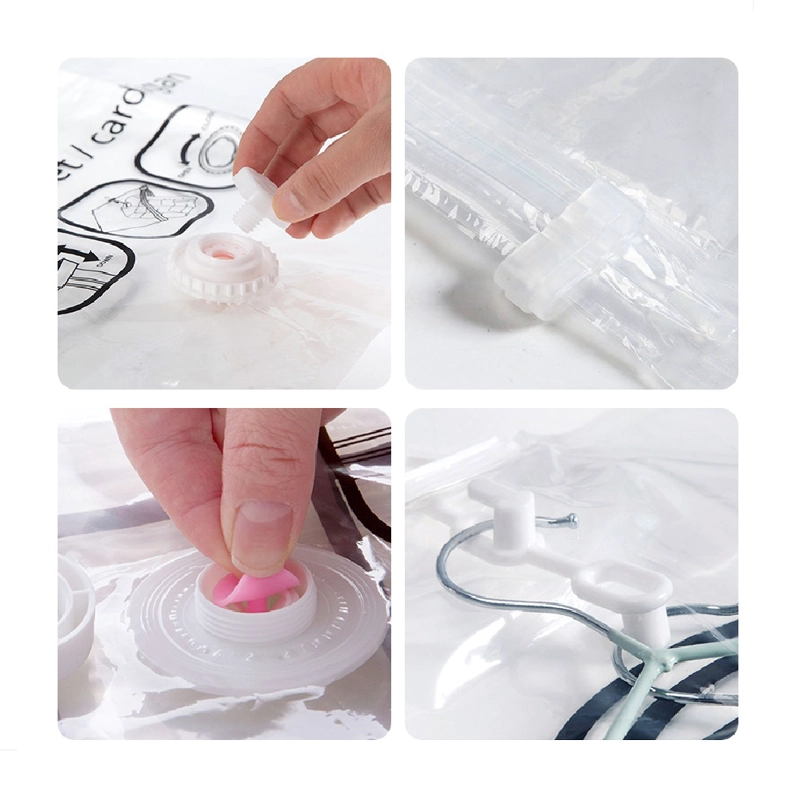 PACK X2 BOLSAS COMPRESORAS DE AIRE GUARDAR SACOS 70 X 110 GRANDE - 4