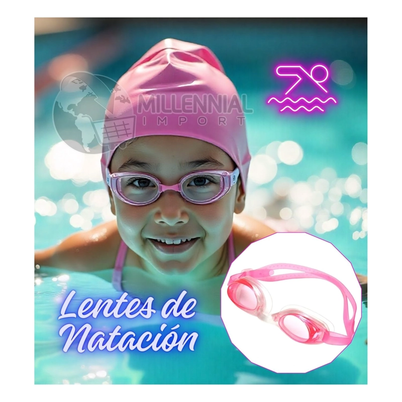 GAFAS MILLENNIAL IMPORT NATACIÓN CON TAPONES OÍDOS - 3