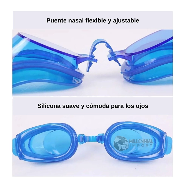 PACK 2 LENTES NATACIÓN PARA PISCINA PLAYA - 5