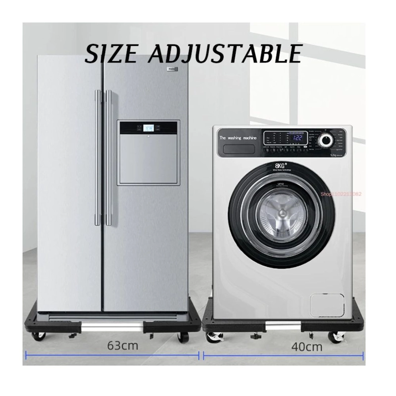 BASE MOVIBLE LAVADORA REFRIGERADORA Y MUEBLES 4 RUEDAS - 2
