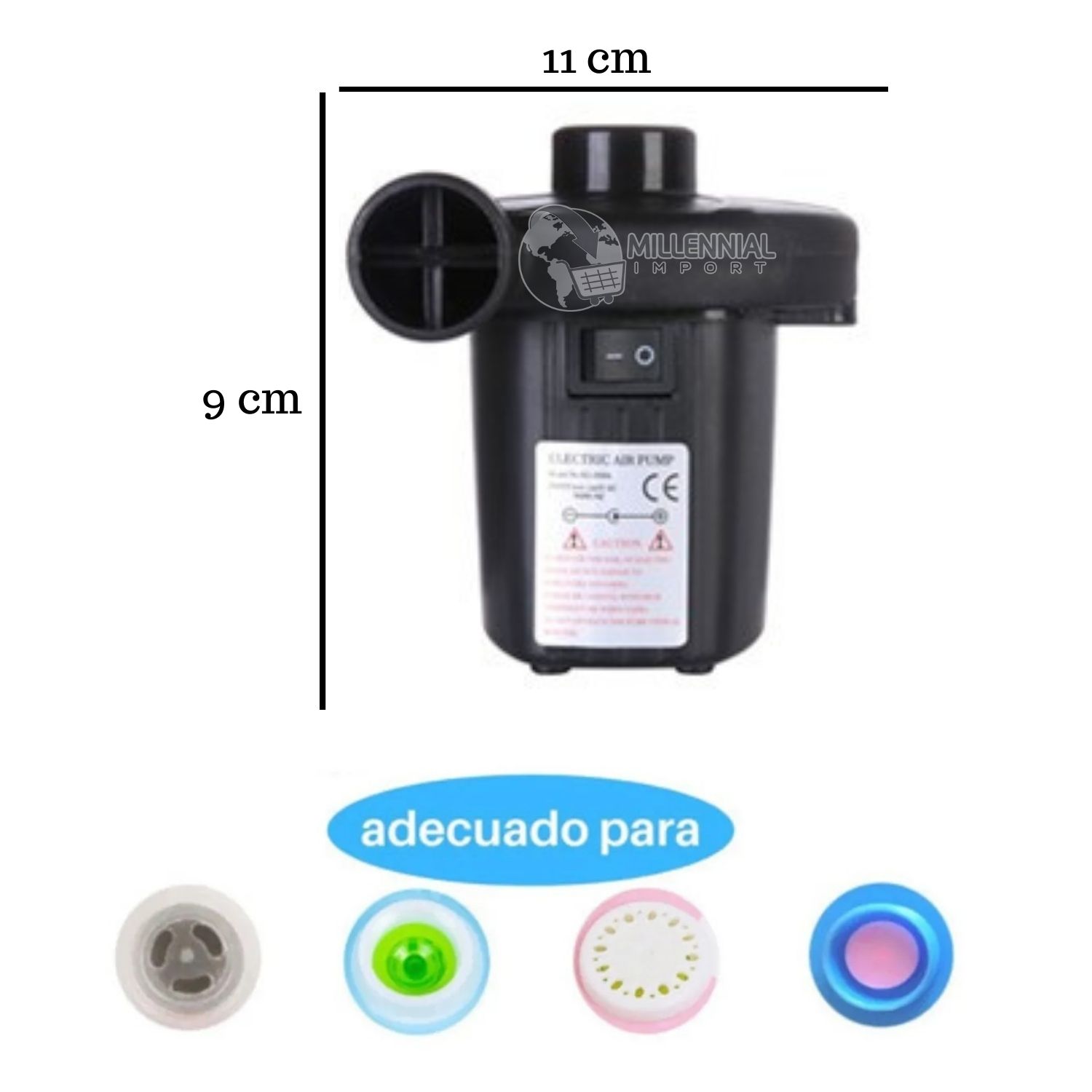 BOMBA DE SUCCIÓN DE AIRE ELÉCTRICA Y PORTÁTIL - 2