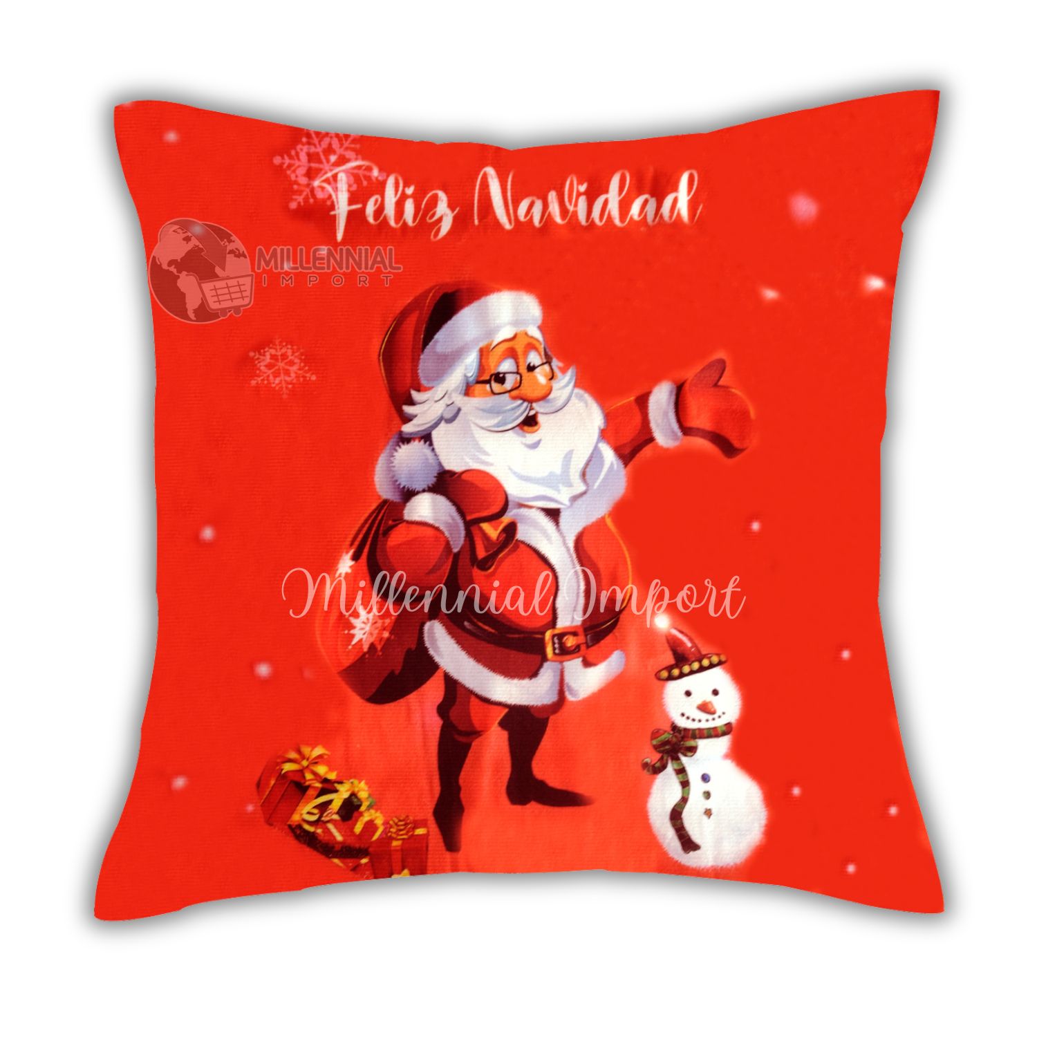 JUEGO NAVIDEÑO 3 FUNDAS PARA COJÍN 45X45 CM DISEÑO MODERNO - 3
