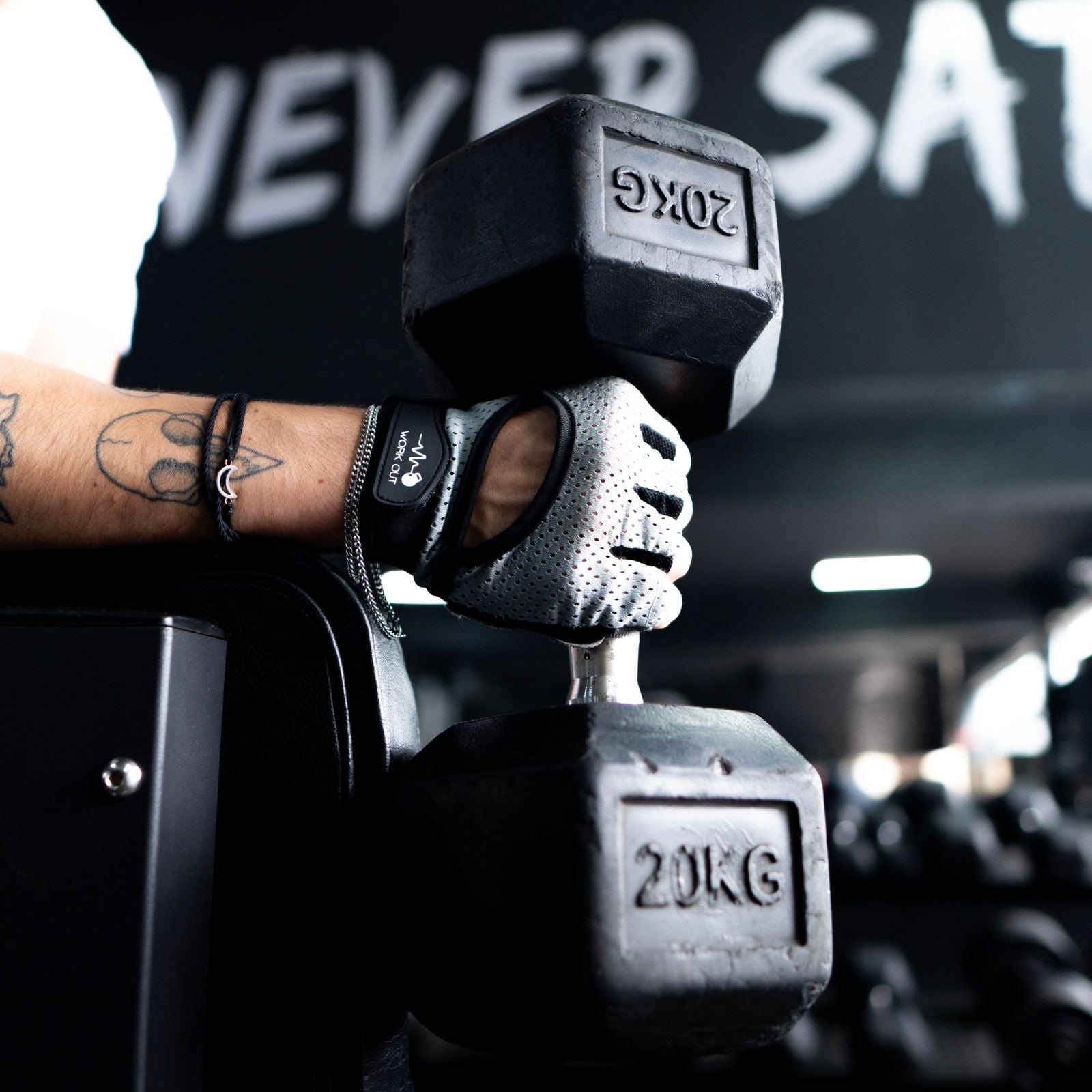 GUANTES WORK OUT GYM TALLA M - 2