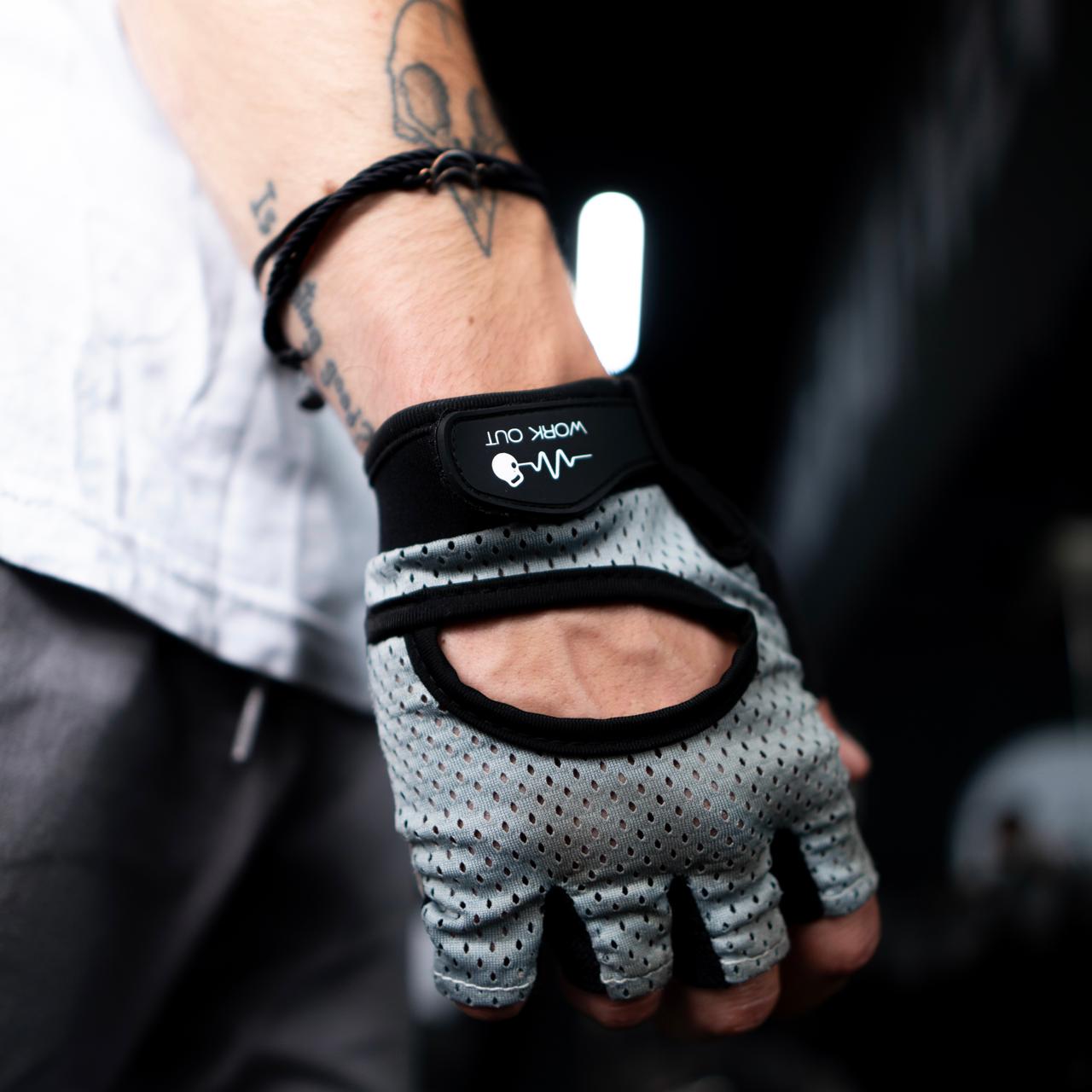 GUANTES WORK OUT GYM TALLA M - 3