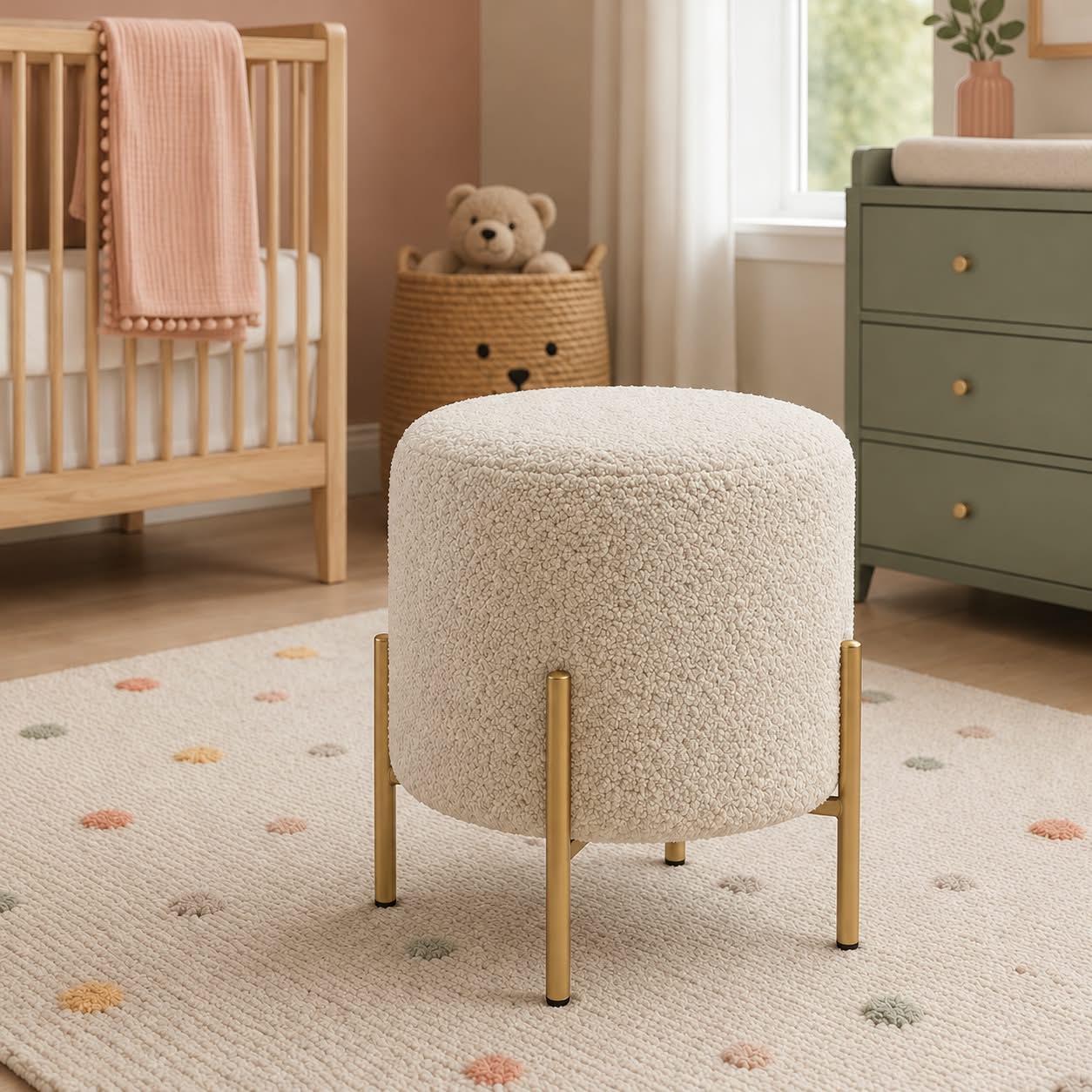 PUFF HAPPY HOME CANDY GOLD OVEJA BEIGE - 1