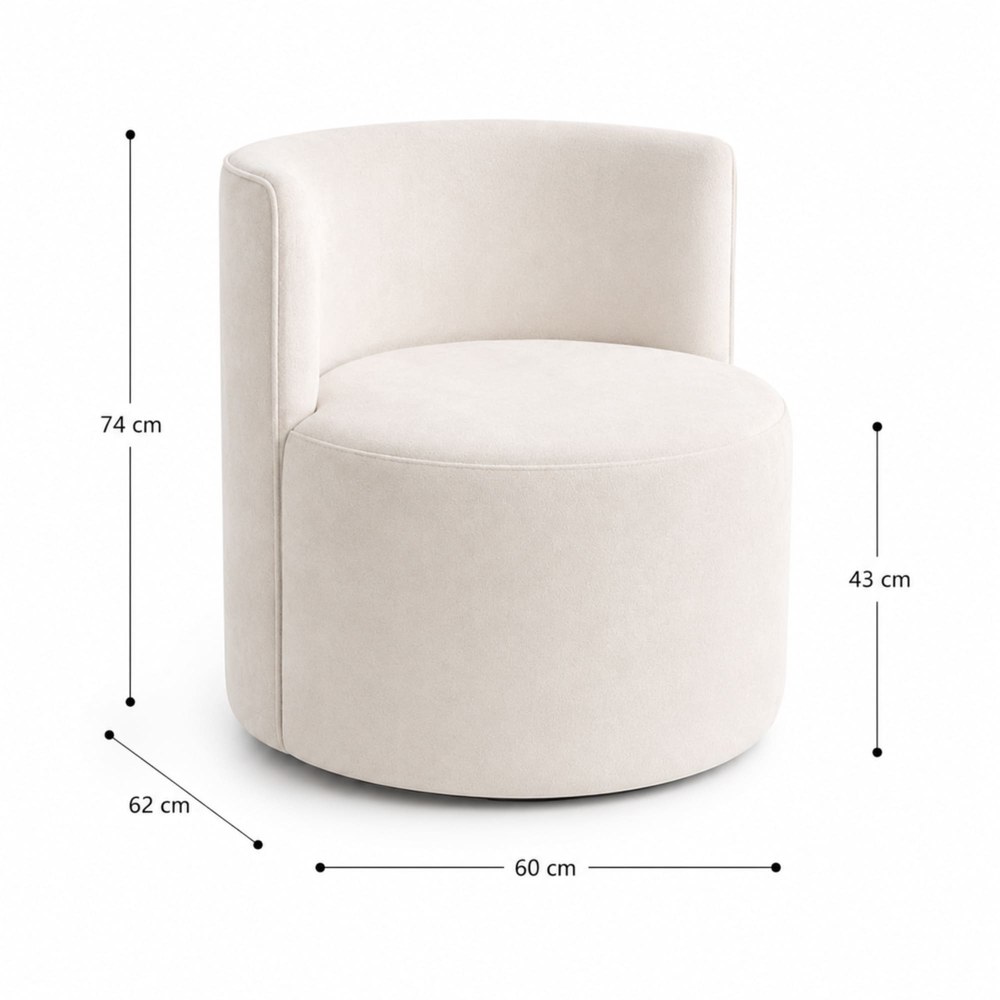 BUTACA LEO BEIGE - 3