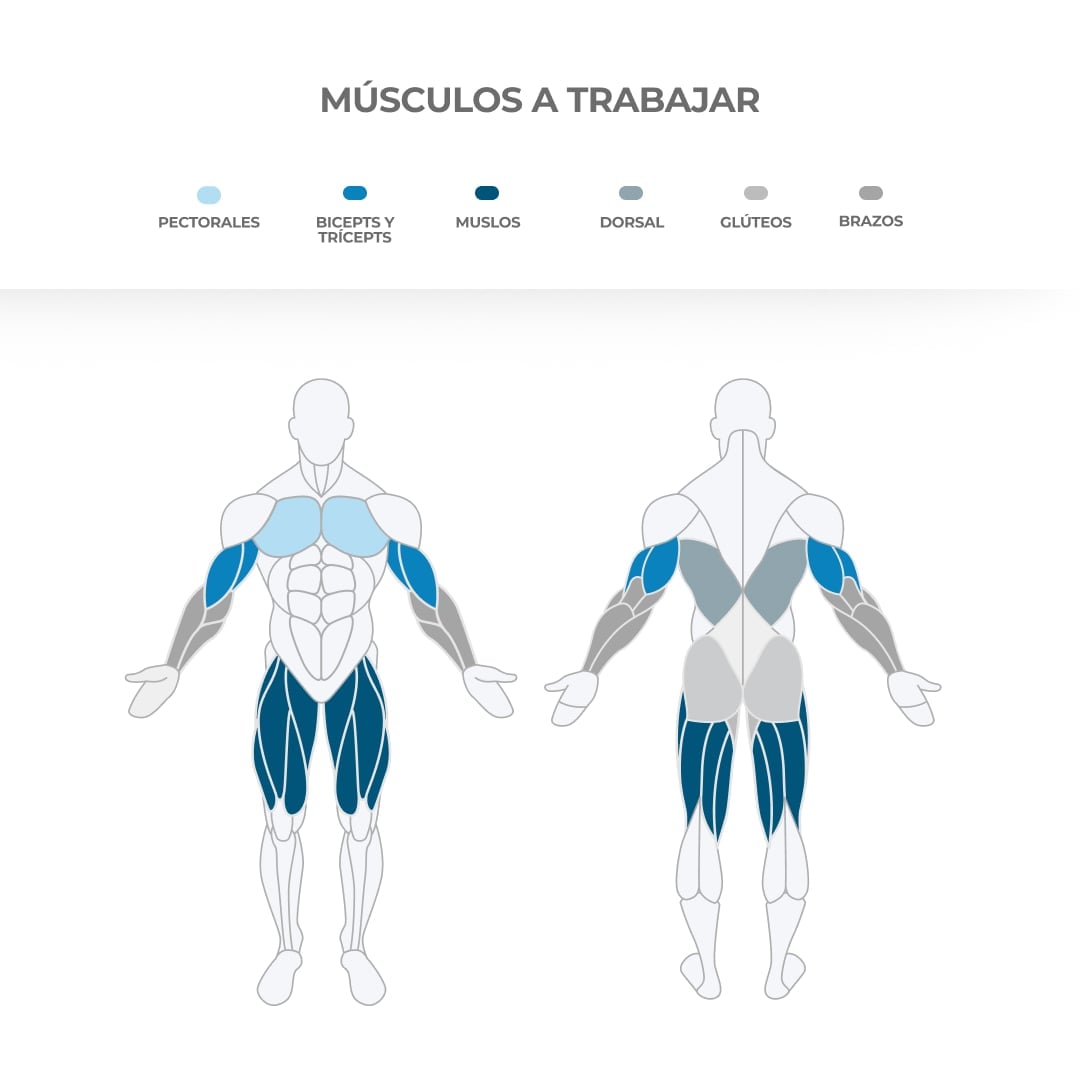 GIMNASIO MONARK G1700 NEGRO - 5