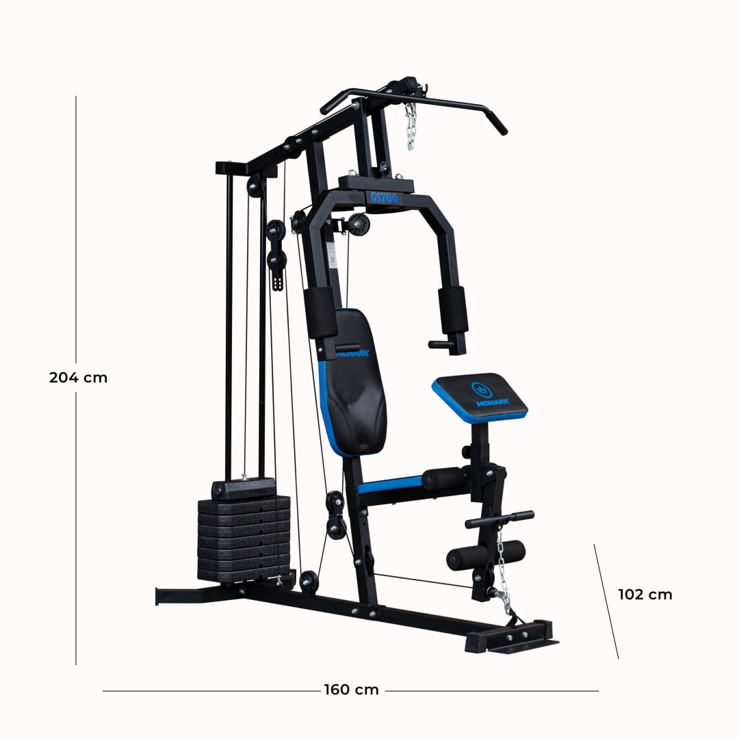 GIMNASIO MONARK G1700 NEGRO - 6