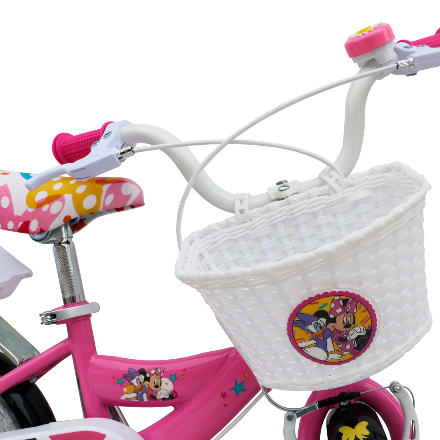 BICICLETA MONARK MINNIE PARTY ARO 12 ROSADO - 3