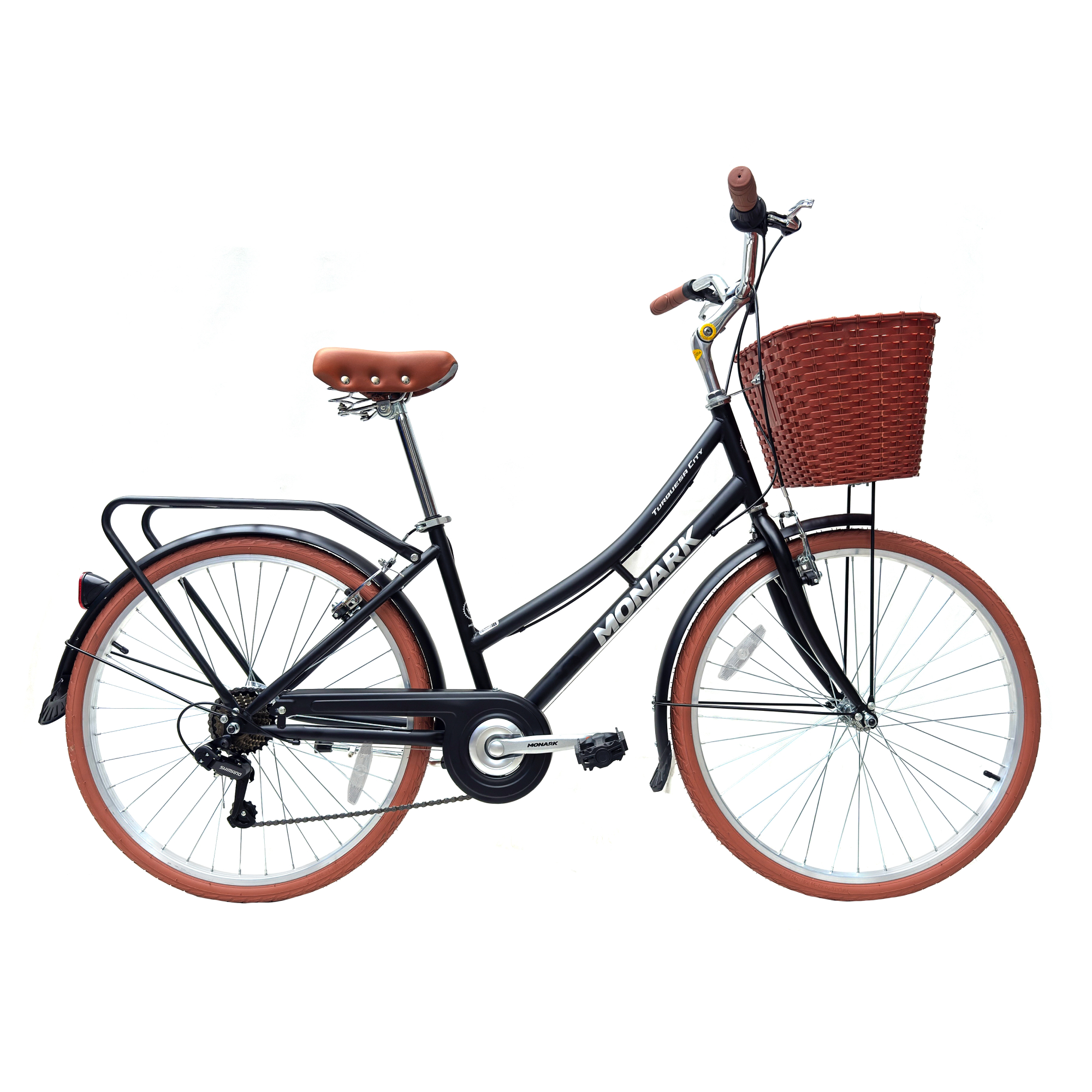 BICICLETA MONARK TURQUESA CITY 6V ARO 26 - 1