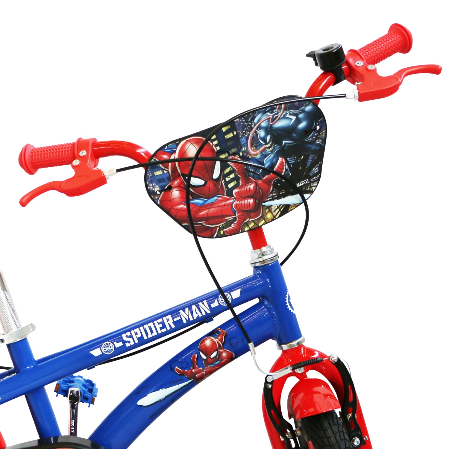 BICICLETA MONARK THE AMAZING SPIDER-MAN ARO 16 AZUL ROJO - 4