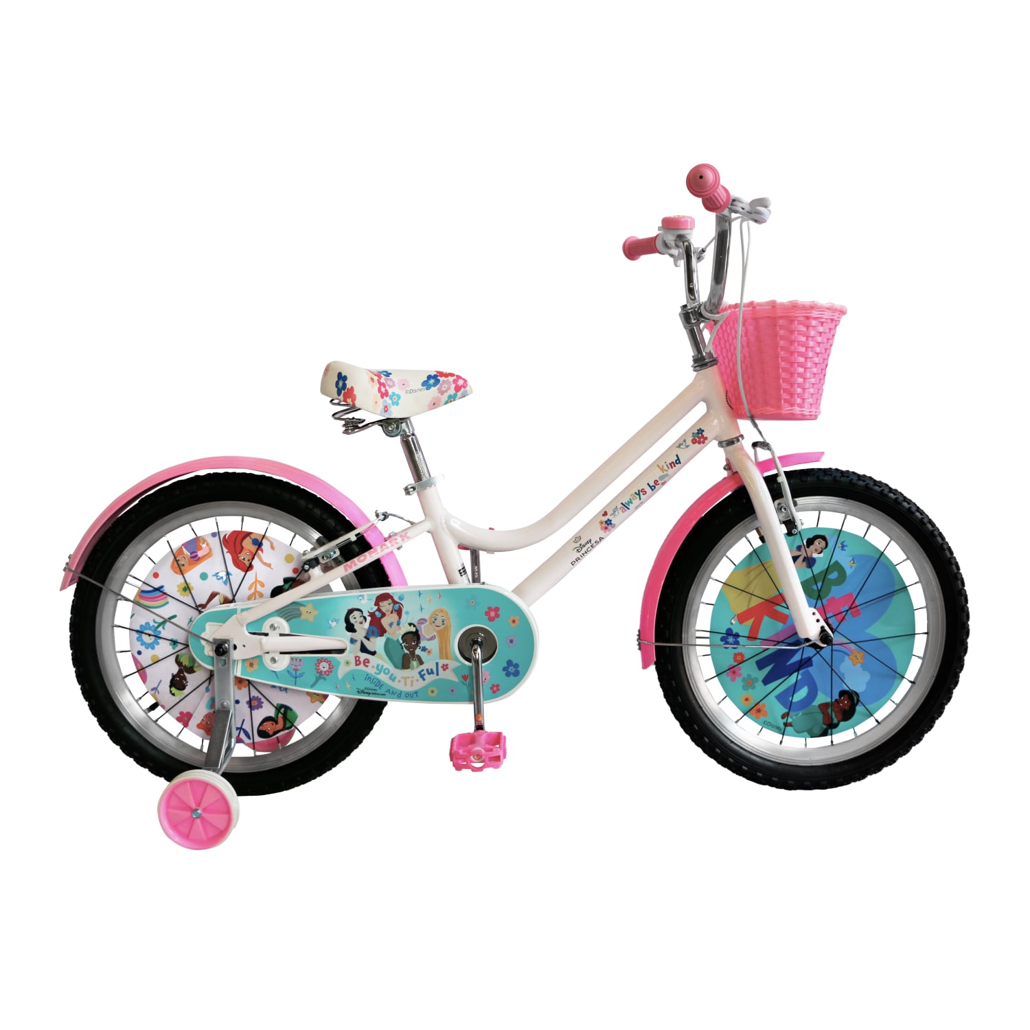 BICICLETA MONARK PRINCESAS ARO 20 BLANCO - 1