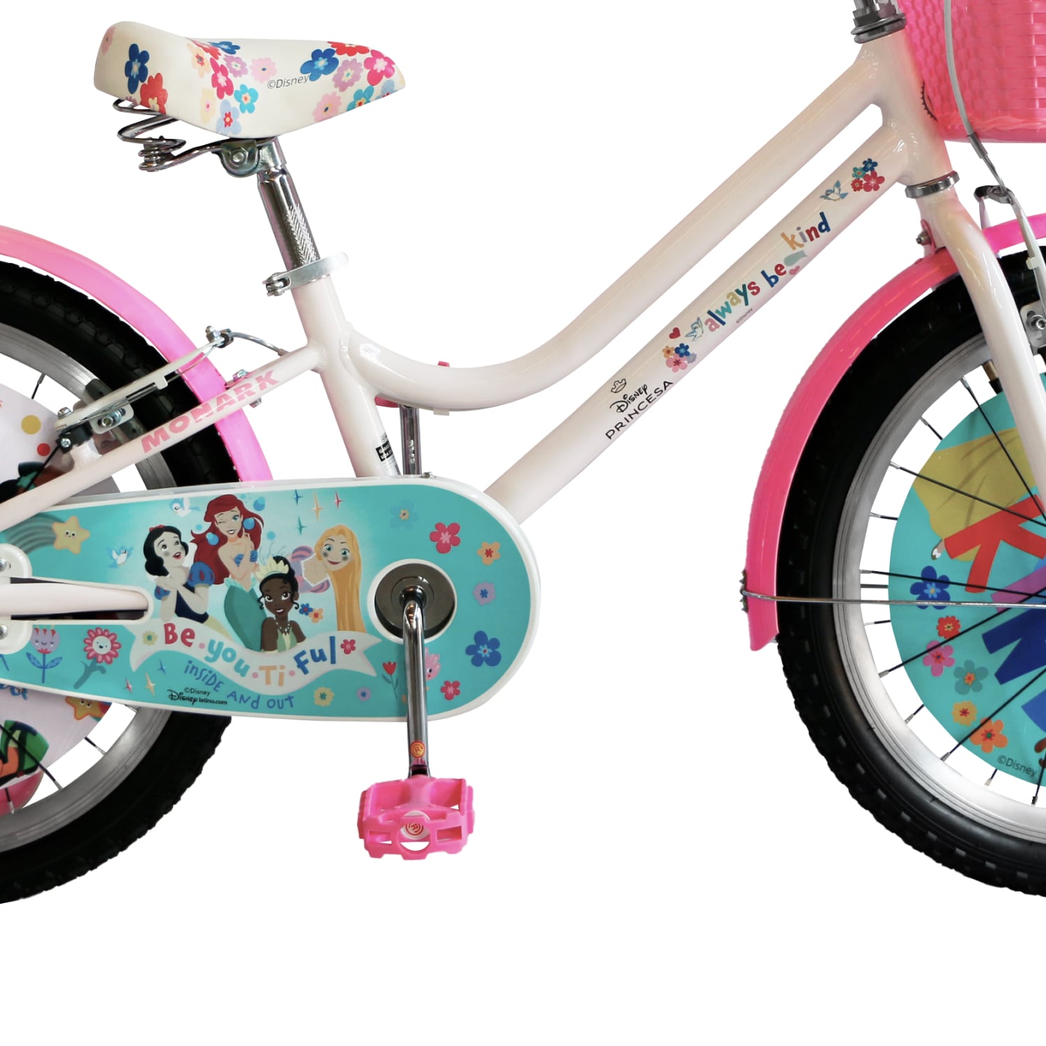 BICICLETA MONARK PRINCESAS ARO 20 BLANCO - 5