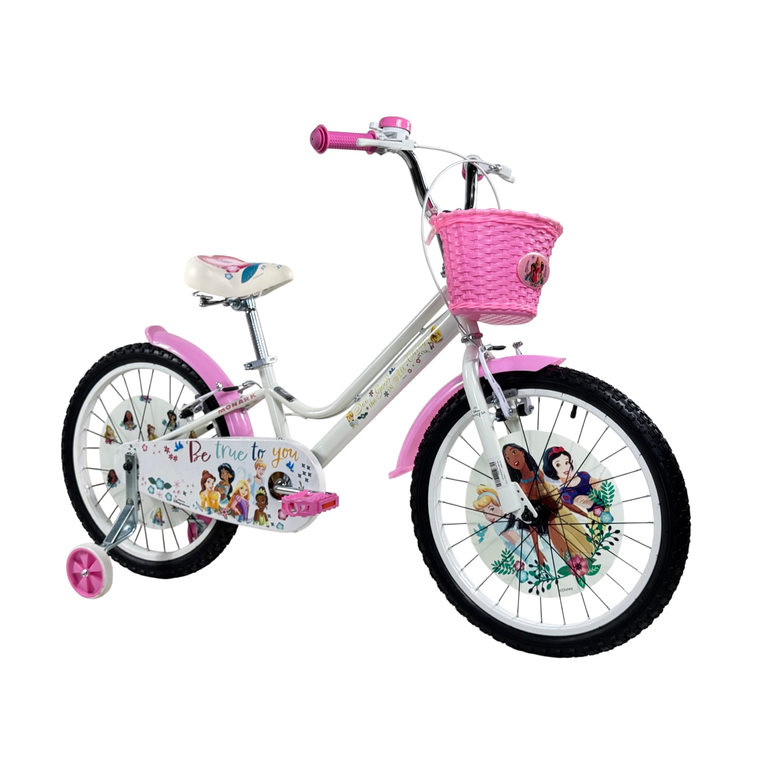 BICICLETA MONARK PRINCESAS DISNEY ARO 20 BLANCO - 2