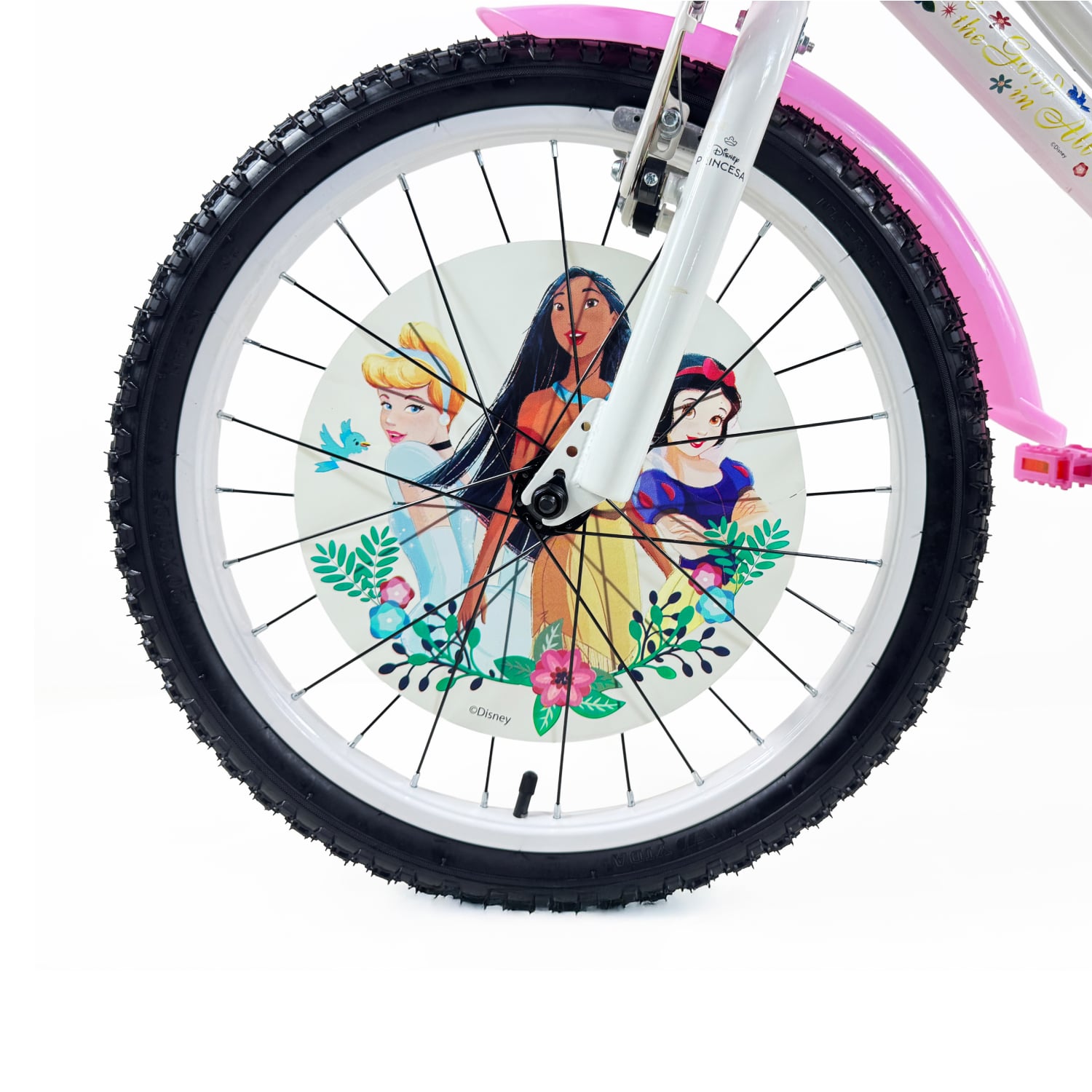 BICICLETA MONARK PRINCESAS DISNEY ARO 20 BLANCO - 4