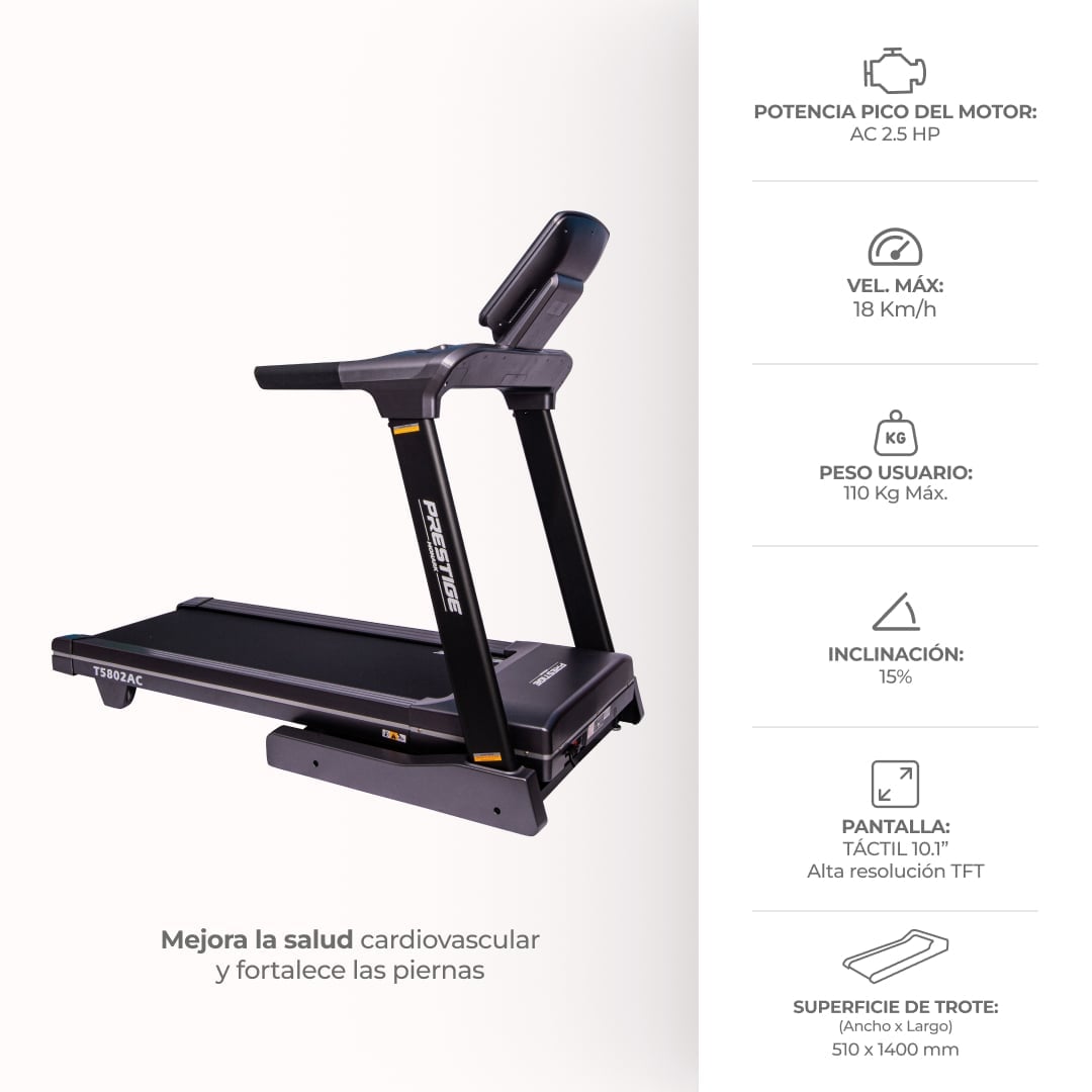 TROTADORA PRESTIGE T5802AC NEGRO - 3