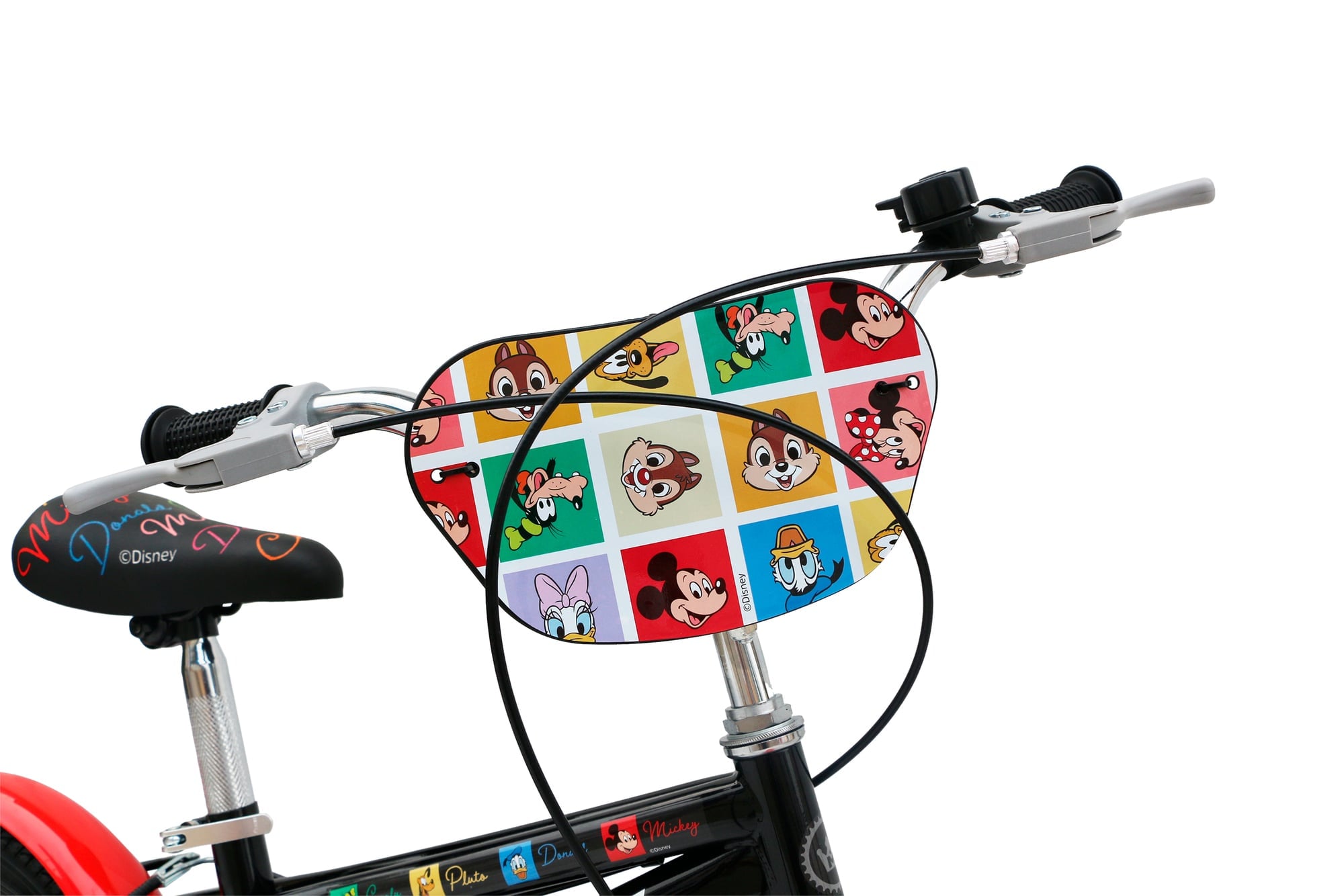 BICICLETA INFANTIL MONARK MICKEY HAPPY ARO 16 NEGRO BLANCO - 4