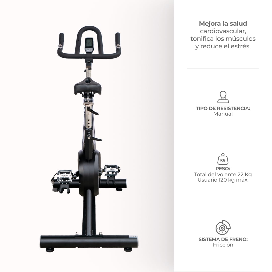 BICICLETA SPINNING PRESTIGE S5007 BY MONARK - 2