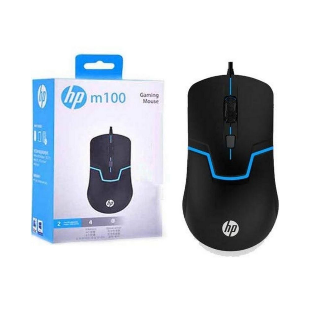 MOUSE HP GAMING 1600 MAX DPI M100BK - NEGRO - 3