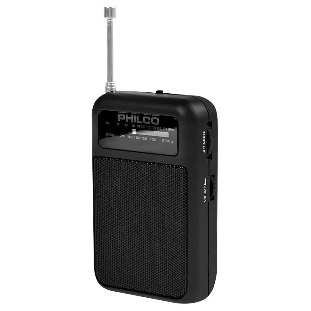 RADIO PHILCO 100 WATTS PORTÁTIL PHR1000-BK AM FM NEGRO - 3