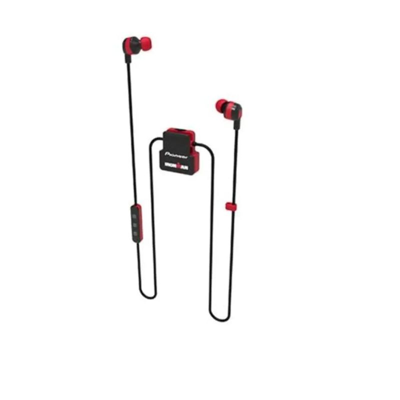 AUDÍFONOS PIONEER IN-EAR SERIE IRONMAN SEIM5BT DEPORTIVO - ROJO - 1
