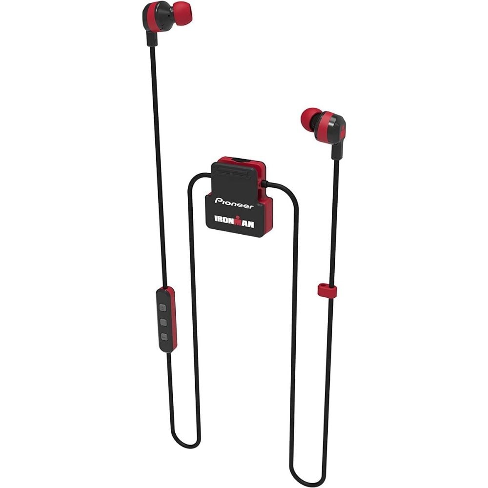 AUDÍFONOS PIONEER IN-EAR SERIE IRONMAN SEIM5BT DEPORTIVO - ROJO - 2