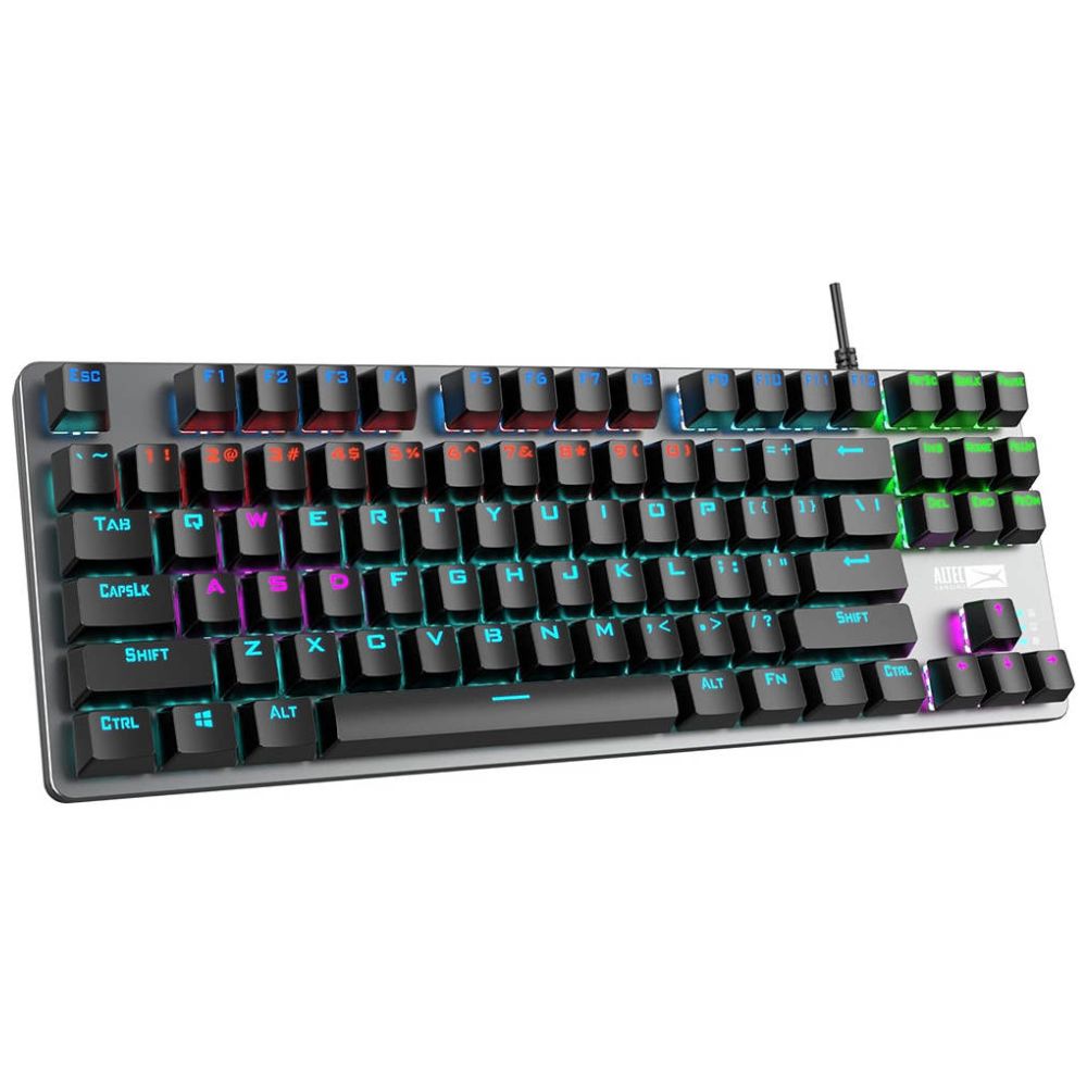 TECLADO GAMER ALTEC ALGK8404 - RGB MECANICO - NEGRO - 1