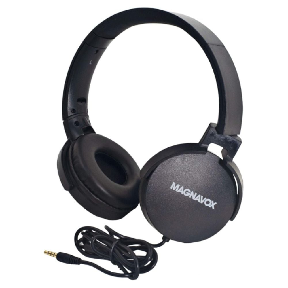 AUDIFONOS OVER EAR MAGNAVOX 3.5MM - MHP5026 - NEGRO - 1