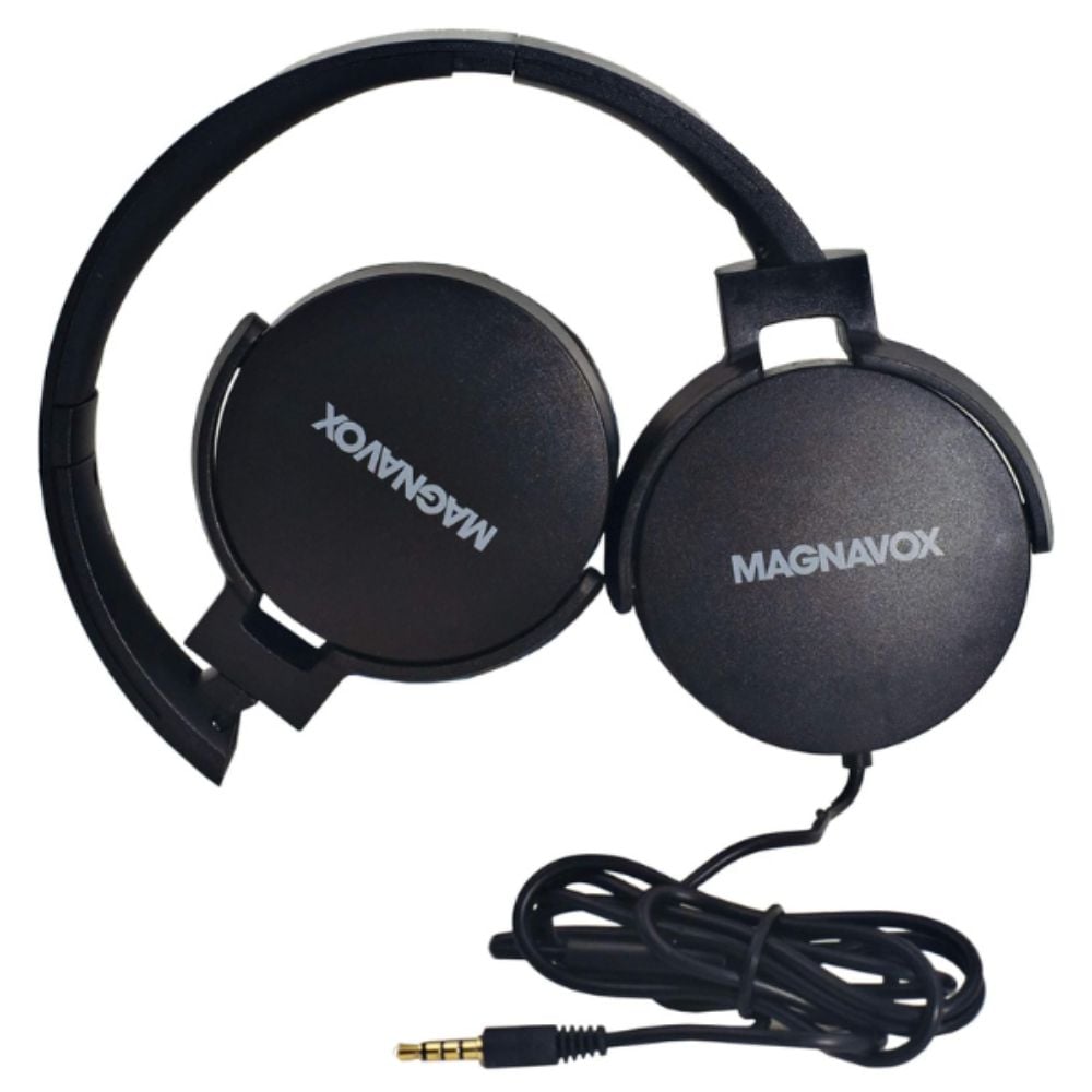 AUDIFONOS OVER EAR MAGNAVOX 3.5MM - MHP5026 - NEGRO - 2
